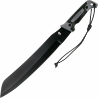 Мачете Gerber — Gator Golok Machete, сталь 65MN Carbon Steel Black Finish, рукоять ударопрочный пластик купить в Барнауле