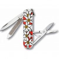 Нож перочинный Victorinox Edelweiss 0.6203.840 58мм 7 функций дизайн рукояти Эдельвейс купить в Барнауле