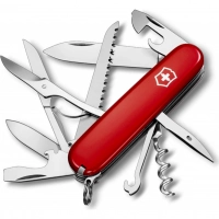 Нож перочинный Victorinox Huntsman, сталь X55CrMo14, рукоять Cellidor®, красный купить в Барнауле