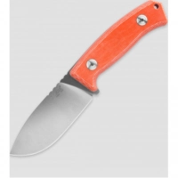 Нож с фиксированным клинком LionSteel M2 MiOR, сталь D2, рукоять Orange micarta купить в Барнауле