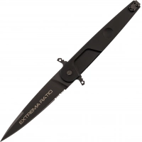 Складной нож Extrema Ratio BD4 LUCKY BLACK, сталь N690, рукоять чёрный алюминий купить в Барнауле