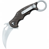 Складной нож Fox IKBS Ball Bearing Karambit, сталь Elmax, рукоять титановый сплав 6Al4V, чёрный купить в Барнауле