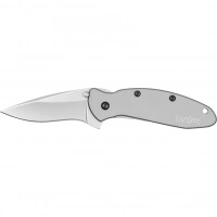 Складной полуавтоматический нож KERSHAW SCALLION, сталь 420HC, рукоять Stainless Steel купить в Барнауле