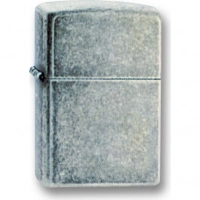 Зажигалка ZIPPO Antique Silver Plate, латунь с покрытием ™Plate, серебристый, матовая, 36х12×56 мм купить в Барнауле