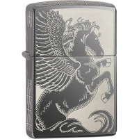 Зажигалка ZIPPO Classic Пегас с покрытием Black Ice® купить в Барнауле