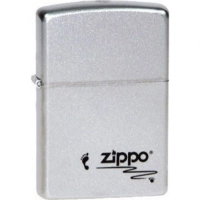 Зажигалка ZIPPO Footprints Satin Chrome, латунь с никеле-хром. покрыт. серебр., матов., 36х56х12 мм купить в Барнауле