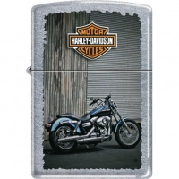 Зажигалка ZIPPO Harley-Davidson® Байк, с покрытием Street Chrome™, латунь/сталь, серебристая, 36x12x56 мм купить в Барнауле