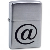 Зажигалка ZIPPO Internet Brushed Chrome, латунь с ник.хром. покрыт., серебр., матов., 36х56х12 мм купить в Барнауле