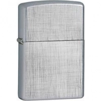 Зажигалка ZIPPO Linen Weave с покрытием Brushed Chrome, латунь/сталь, серебристая, матовая, 36x12x56 мм купить в Барнауле