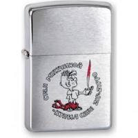 Зажигалка ZIPPO Мальчик, латунь с покрытием Brushed Chrome, серебристый, матовая, 36х12×56 мм купить в Барнауле