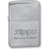 Зажигалка ZIPPO Name in flame, латунь с покрытием Brushed Chrome, серебристый, матовая, 36х12×56 мм купить в Барнауле