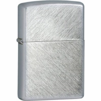 Зажигалка ZIPPO с покрытием Herringbone Sweep, латунь/сталь, серебристая, матовая, 36x12x56 мм купить в Барнауле