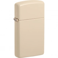 Зажигалка ZIPPO Slim® с покрытием Flat Sand, бежевая, матовая купить в Барнауле