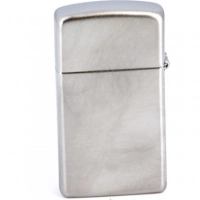 Зажигалка ZIPPO Slim® с покрытием Satin Chrome™, латунь/сталь, серебристая, матовая, 30х10×55 мм купить в Барнауле