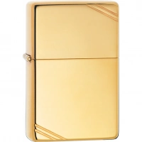 Зажигалка ZIPPO Vintage™ с покрытием High Polish Brass купить в Барнауле